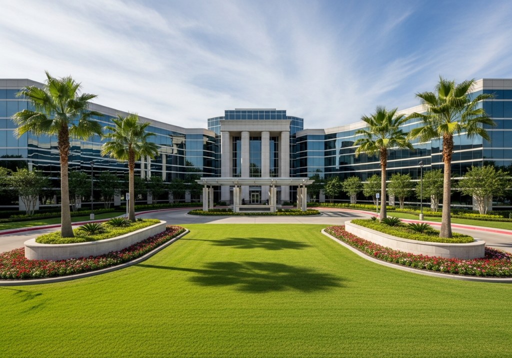 Houston Commercial Landscaping — Work 1